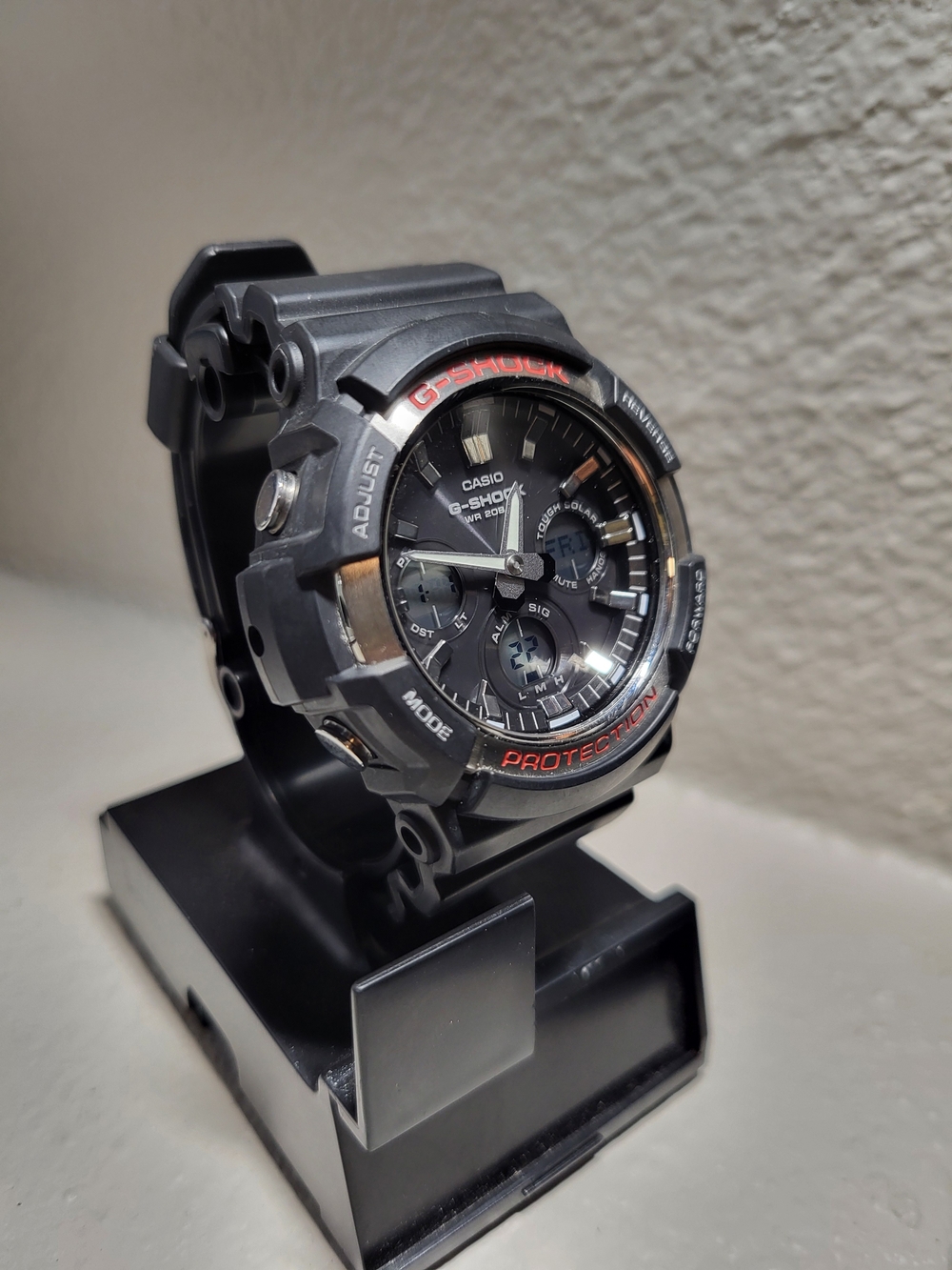 G-Shock Black Men's Multi-Function Watch GAS-100